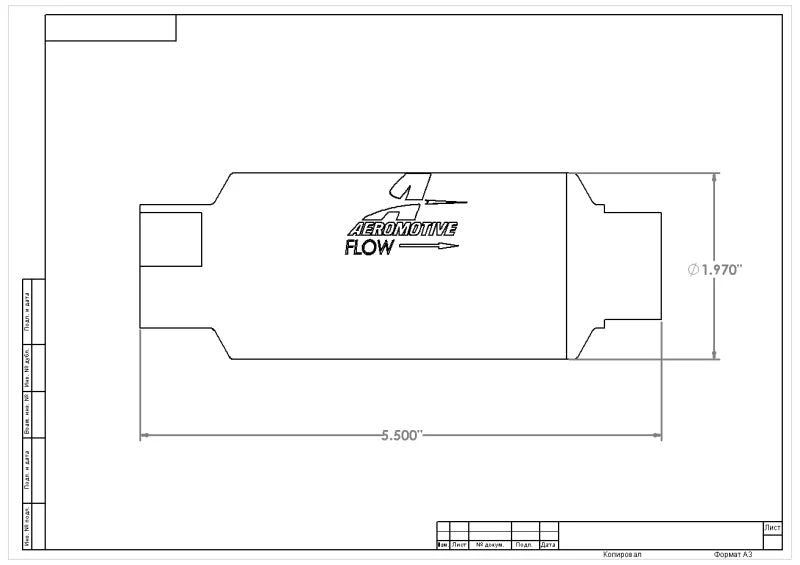 Aeromotive In-Line Filter 10AN 10 Micron Microglass Element Bright-Dip Black 2in OD - Image 10