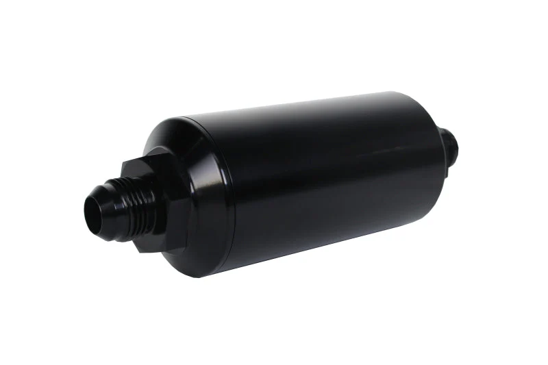 Aeromotive In-Line Filter - AN-08 size Male - 10 Micron Microglass Element - Bright-Dip Black - Image 6