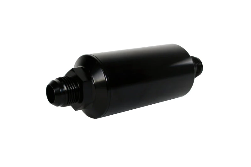 Aeromotive In-Line Filter - AN -10 size Male - 10 Micron Microglass Element - Bright-Dip Black - Image 3