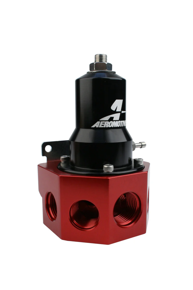 Aeromotive Regulator - 30-120 PSI - .500 Valve - 4x AN-08 and AN-10 inlets / AN-10 Bypass - Image 3