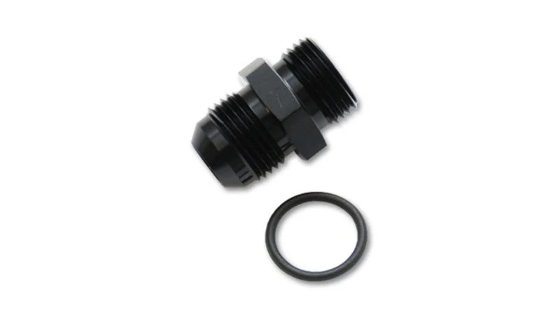 Vibrant -10AN Flare to AN Straight Thread (1-5/16-12) w/ O-Ring Adapter Fitting - Image 3