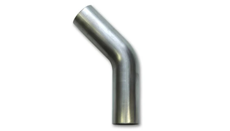 Vibrant 2.25in O.D. T304 SS 45 deg Mandrel Bend 6in x 6in leg lengths (3.375in Centerline Radius) - Image 2