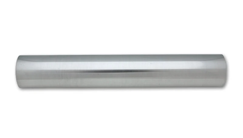 Vibrant 2.5in O.D. Universal Aluminum Tubing (18in long Straight Pipe) - Polished - Image 2