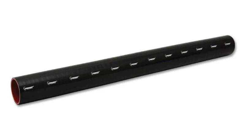 Vibrant 4 Ply Reinforced Silicone Straight Hose Coupling - 3.5in I.D. x 36in long (BLACK) - Image 2