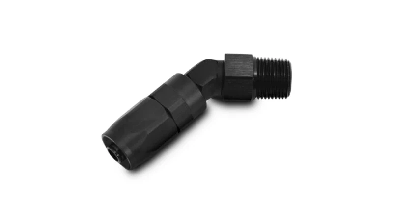 Vibrant -6AN Male NPT 45Degree Hose End Fitting - 1/4in NPT - Image 4