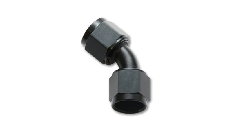 Vibrant -6AN X -6AN Female Flare Swivel 45 Deg Fitting ( AN To AN ) -Anodized Black Only - Image 2