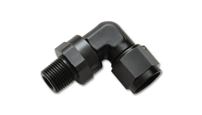 Vibrant -8AN to 3/8in NPT Female Swivel 90 Degree Adapter Fitting - Image 4