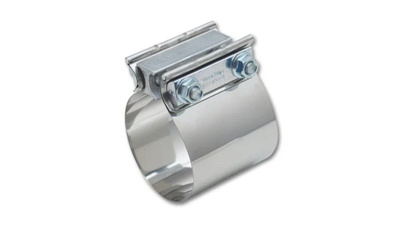Vibrant Easy Seal SS Exh Sleeve Butt Joint Clamp for 3.5in OD Tubing also 3.5in Nominal Oval Tubing - Image 2
