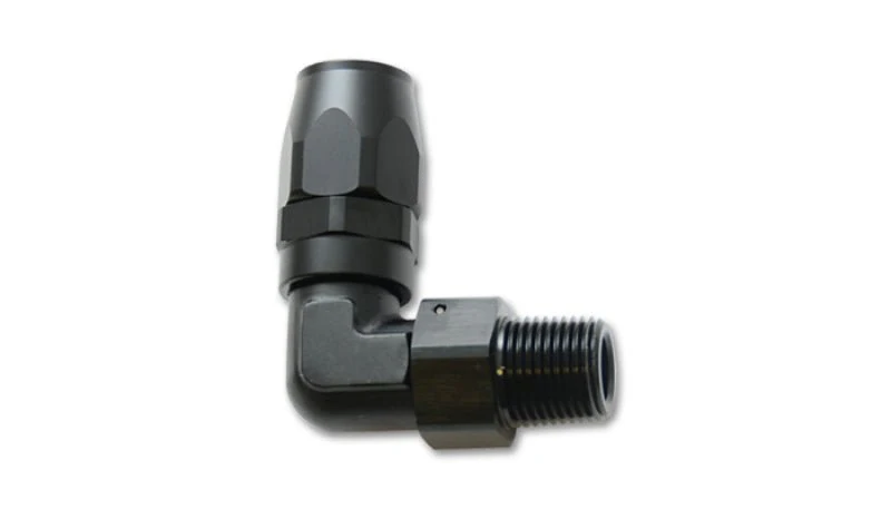 Vibrant Male NPT 90 Degree Hose End Fitting -10AN - 3/8 NPT - Image 2