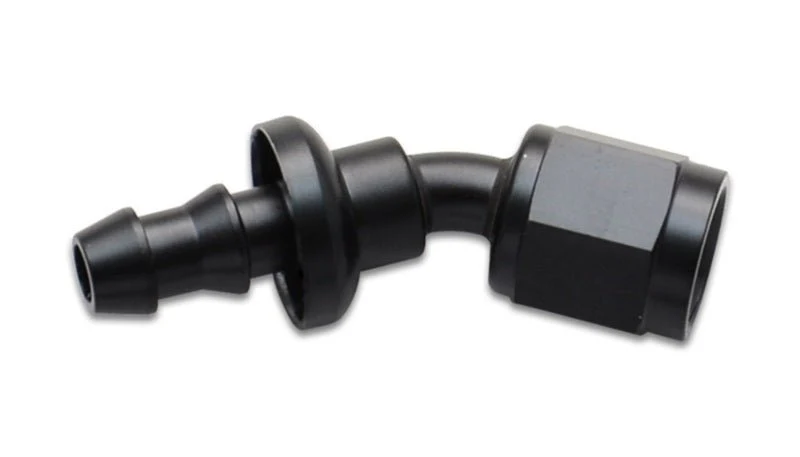 Vibrant Push-On 30 Degree Hose End Elbow Fitting Size -6AN - Image 2