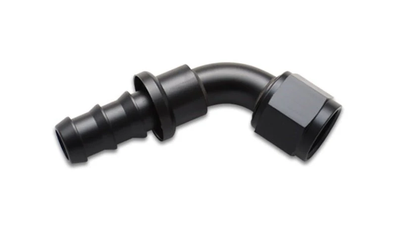 Vibrant Push-On 60 Degree Hose End Elbow Fitting Size -12AN - Image 2