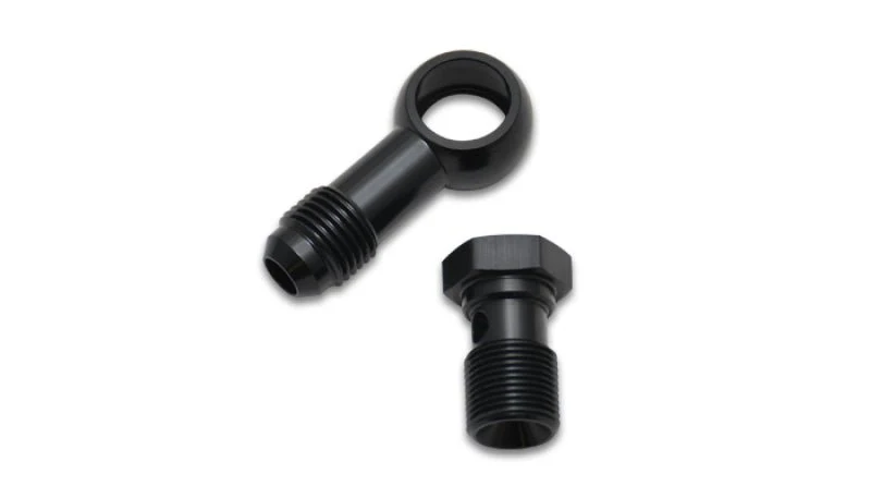 Vibrant Single -8AN 9/16-24 Aluminum Male Banjo Adapter Assembly - Image 2
