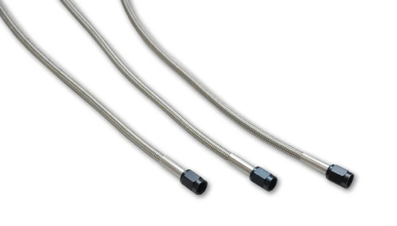 Vibrant Univ Oil Feed Kit 2ft Teflon lined S.S. hose with two -4AN female fittings preassembled - Image 2
